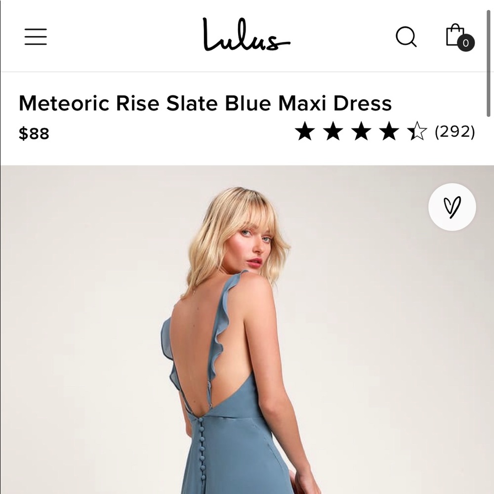 Meteoric Rise Slate Blue Maxi Dress